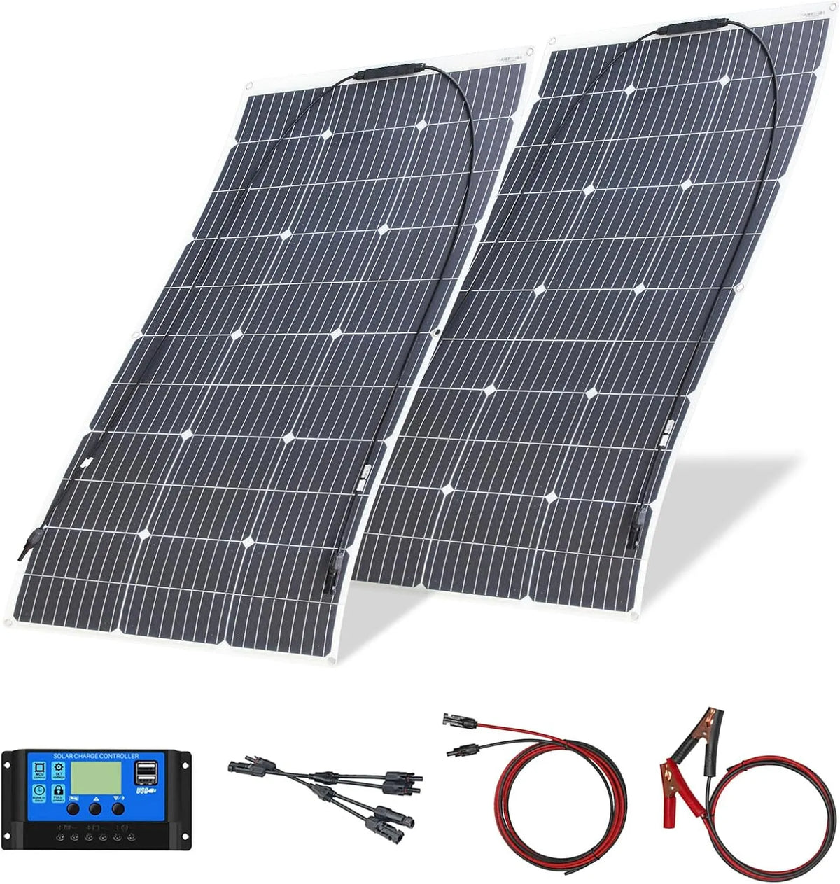 Zonnepaneel, 200 W, 20A, 12V, caravans, campers, boten, daken