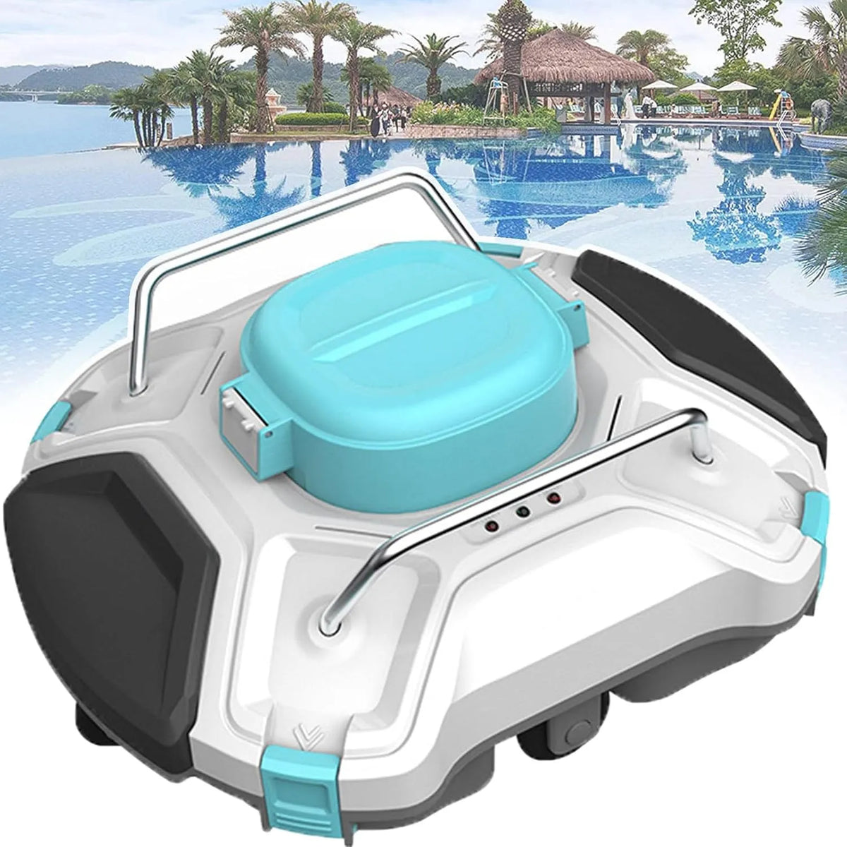 Zwembadrobot, met 160 μm fijn filter, Vacuümreiniger voor Zwembadoppervlak