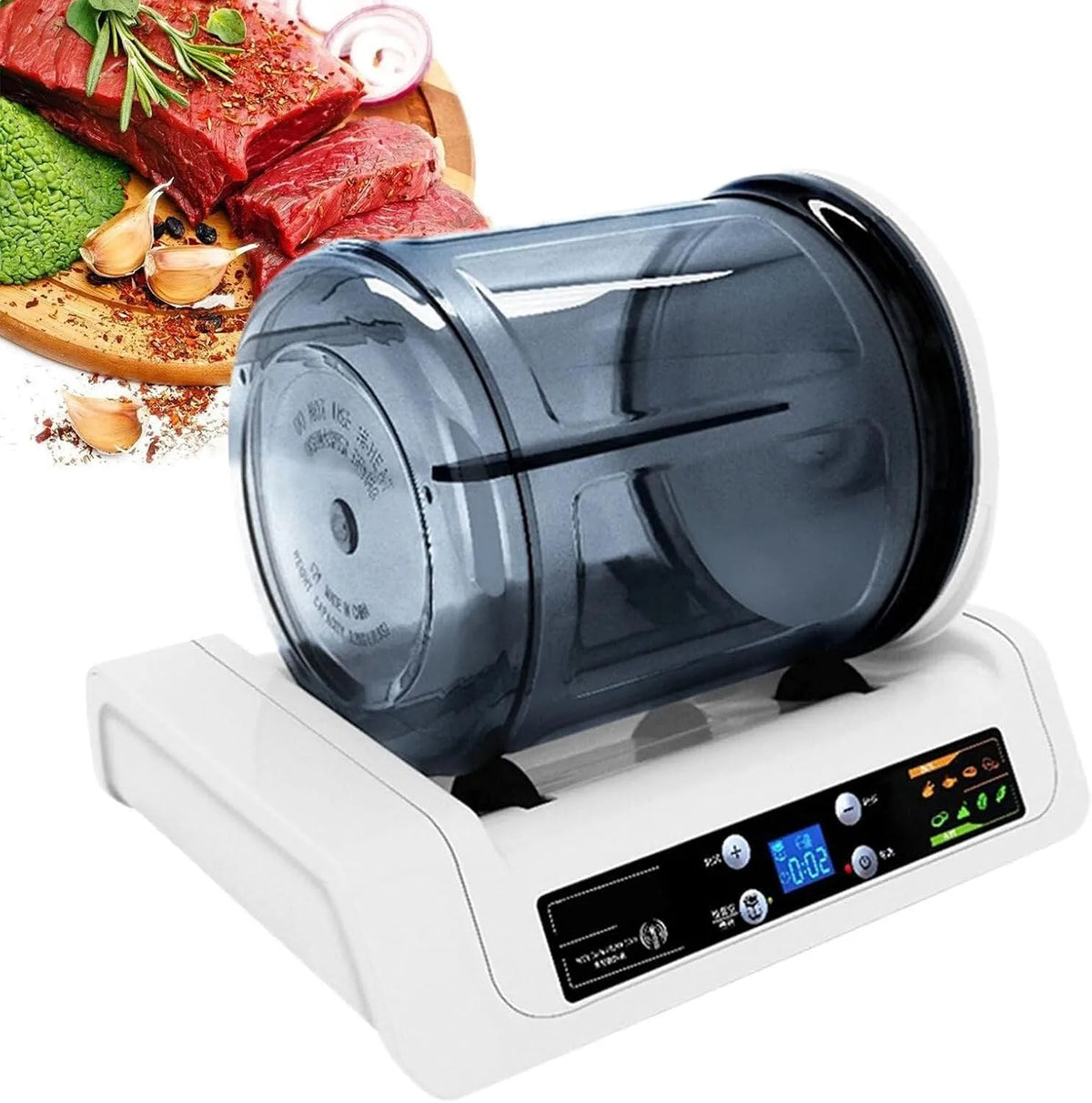 Machine met 10 uur, 220V, 60Hz, 4 W, 7L, 45Kpa, timer en transparant